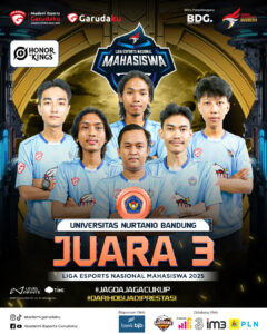 PNUP menjuarai Grand Final Liga Esports Nasional Mahasiswa 2025 untuk Honor of Kings usai kalahkan Unila 3-2. Esports kampus makin bersinar!