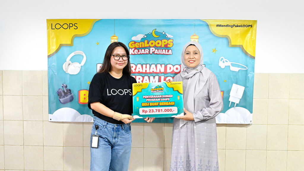 LOOPS ajak masyarakat berbagi di Ramadan 2025 lewat kampanye GenLOOPS Kejar Pahala, hasilkan donasi untuk anak asuh dari setiap pembelian produk.