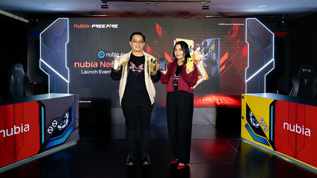 nubia Neo 3 Series terdiri dari Neo 3 dan Neo 3 GT hadir dengan AI Game Space, baterai besar, layar 120Hz, fitur gaming premium, dan harga mulai dari 2 Jutaan.