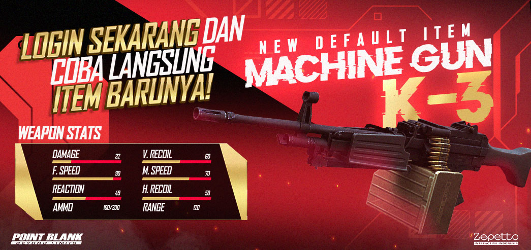 Point Blank hadirkan weapon series Summer 2024, random box eksklusif, set item baru, dan senjata default K-3 gratis untuk semua pemain!