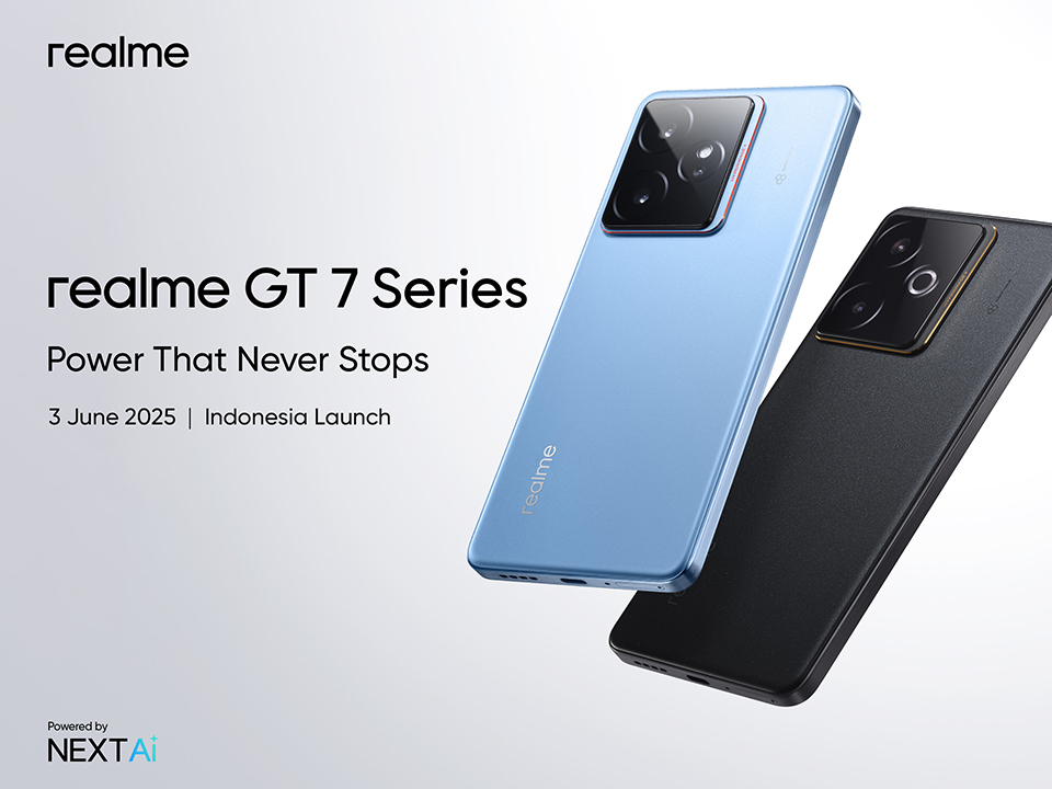 realme luncurkan GT 7 Series global di Paris. Chipset terbaru, baterai 7000mAh, fitur AI canggih, dan kolaborasi eksklusif dengan Aston Martin.