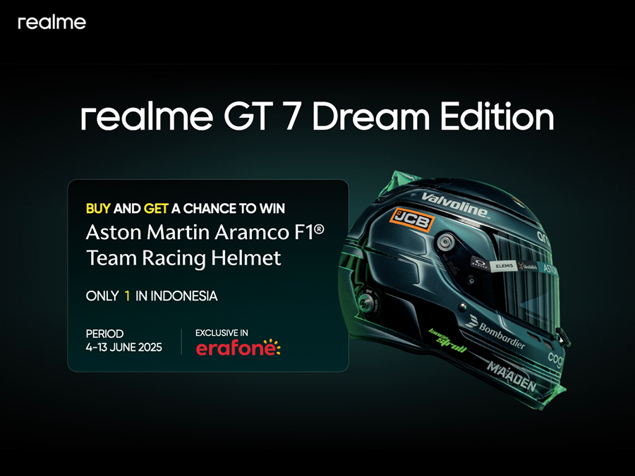 realme GT 7 Series resmi meluncur di Indonesia dengan performa ekstrem, fitur AI canggih, dan kolaborasi eksklusif bersama Aston Martin F1.