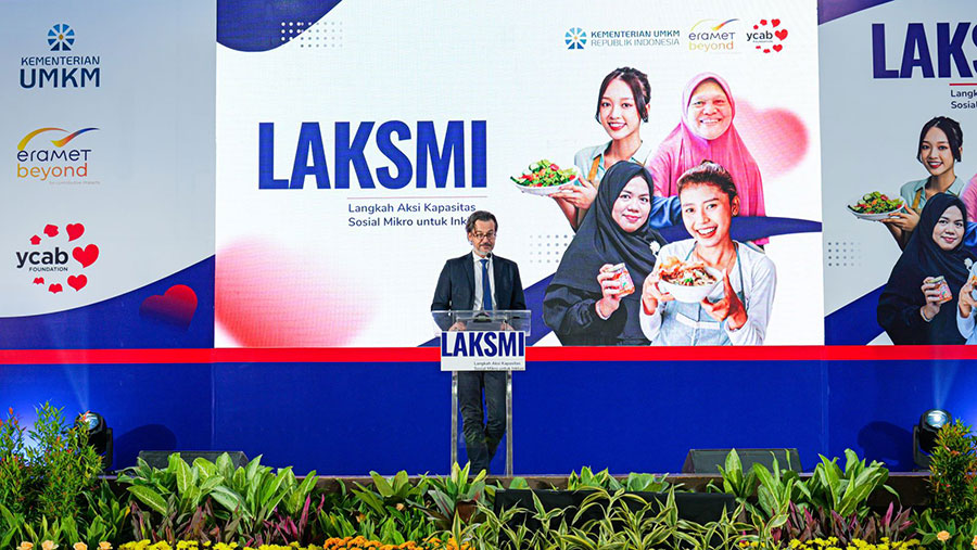 Eramet dan YCAB luncurkan program LAKSMI untuk dorong pemberdayaan wirausaha perempuan mikro di Jakarta dan Ternate melalui pelatihan dan hibah usaha.