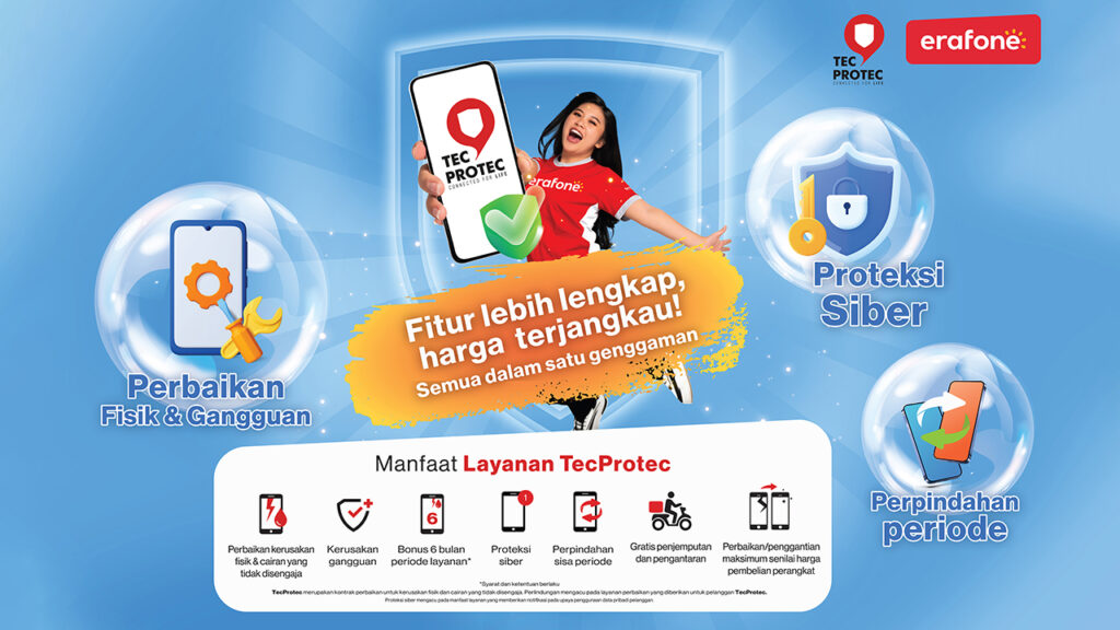Erajaya dan bolttech luncurkan layanan perlindungan gadget dan keamanan digital, kini tersedia di seluruh jaringan ritel Erajaya Digital.