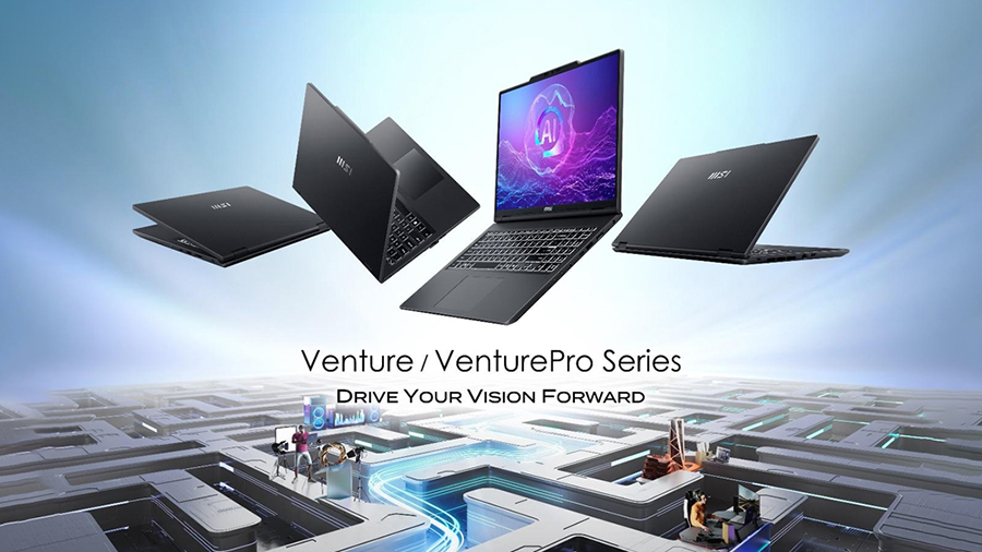 MSI hadirkan laptop Seri Venture dan VenturePro, dirancang untuk pelajar, wirausahawan, dan kreator dengan performa tinggi dan fitur AI canggih.