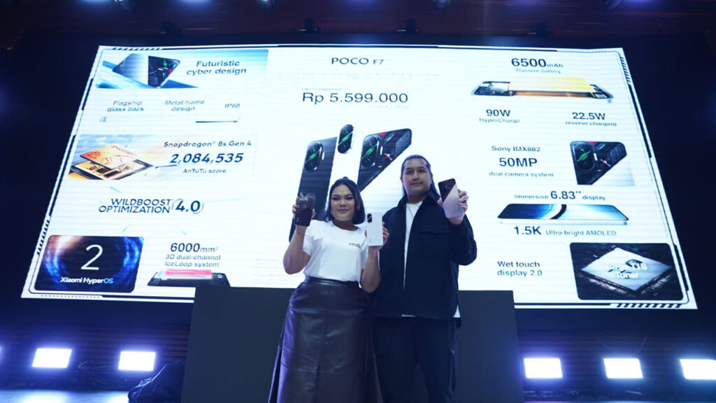 POCO F7 hadir dengan Snapdragon 8s Gen 4, layar 1.5K cerah, dan kamera 50MP OIS. Performa ekstrem dengan harga kompetitif, siap dipesan mulai 25 Juni 2025.