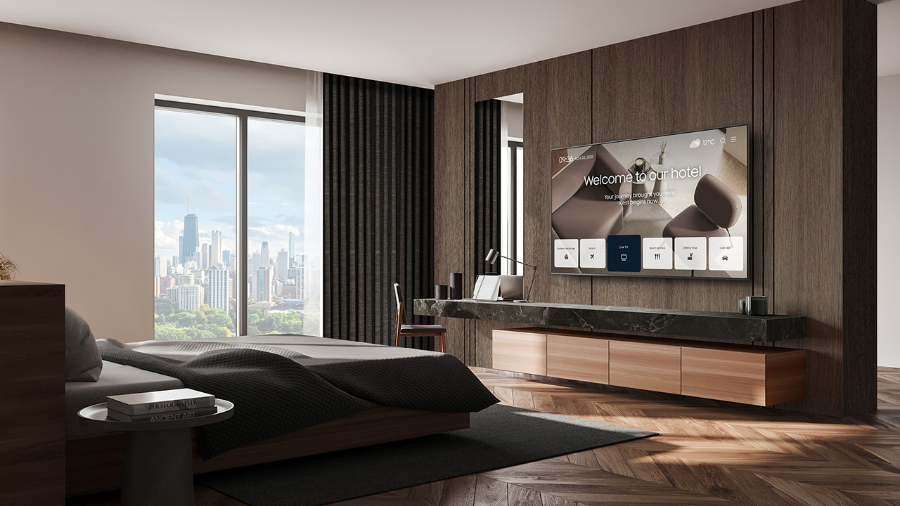 Samsung luncurkan HU8000F Hospitality TV dengan 4K, Google Cast, dan fitur hotel pintar. Hadirkan hiburan canggih dan efisiensi manajemen hotel.