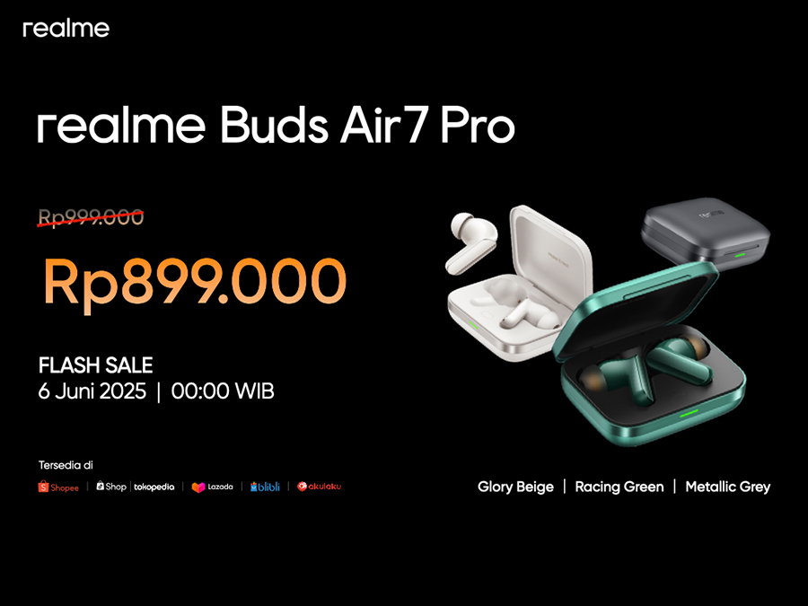 realme GT 7 Series resmi meluncur di Indonesia dengan performa ekstrem, fitur AI canggih, dan kolaborasi eksklusif bersama Aston Martin F1.