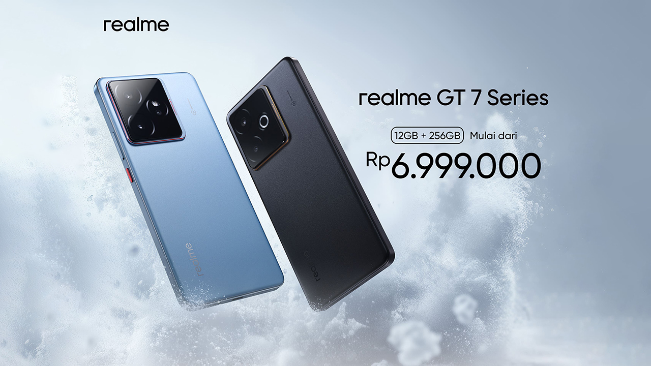 realme GT 7 Series & Buds Air7 Pro mulai dijual 6 Juni 2025 secara online. Flash sale harga spesial dan fitur AI mutakhir siap menggoda pasar Indonesia.