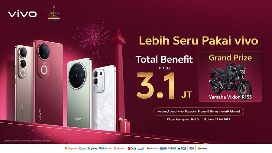 Temui vivo di Jakarta Fair 2025. Rasakan pengalaman interaktif, promo eksklusif, dan peluncuran produk terbaru hanya di Hall D, JIEXPO Kemayoran.