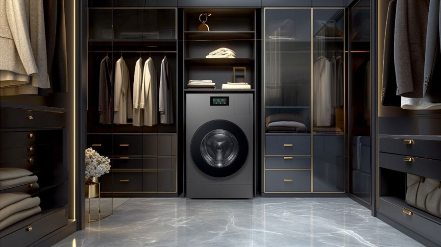 Samsung hadirkan mesin cuci pintar Bespoke AI dengan fitur AI Wash+, AI VRT+, dan AI Wash & Dry untuk pencucian lebih efisien dan personal.