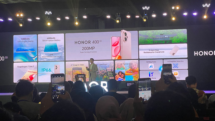 HONOR 400 Series resmi hadir di Indonesia, tawarkan kamera AI 200MP, baterai besar, layar cerah, dan fitur AI canggih untuk konten kreatif dan produktif.