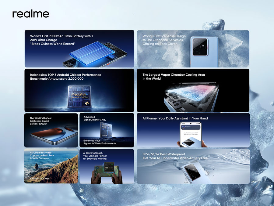 realme GT 7 & GT 7T hadir di Indonesia dengan performa kencang, kamera flagship, baterai 7000mAh, dan fitur AI canggih untuk semua kebutuhan pengguna.