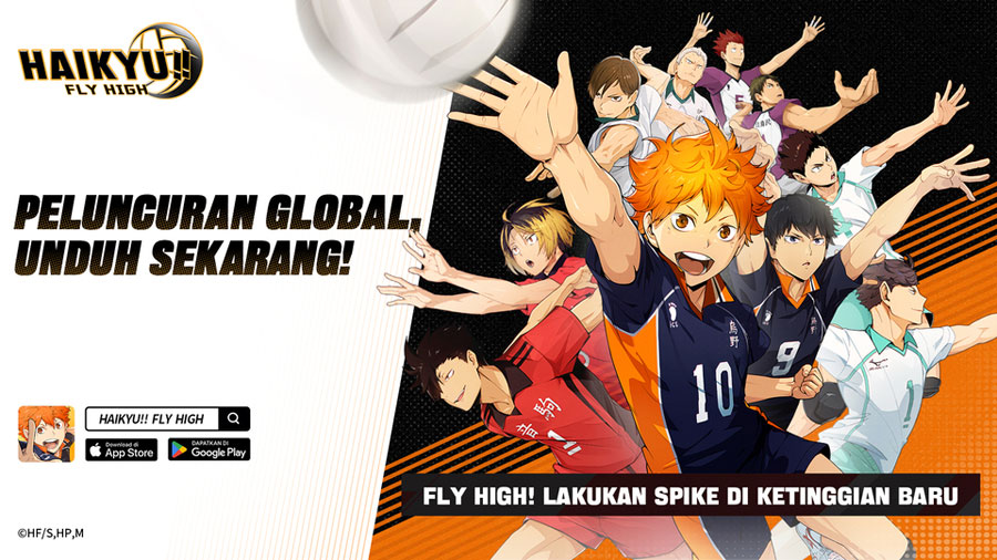 HAIKYU!! FLY HIGH resmi hadir di App Store & Google Play. Rasakan aksi seru, grafik 3D, dan event spesial mulai 31 Juli 2025 pukul 18.00 WIB.