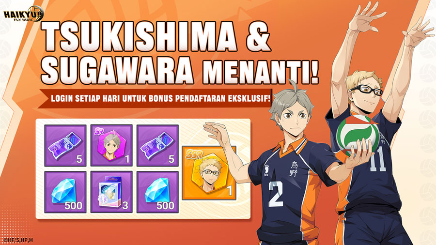 HAIKYU!! FLY HIGH resmi hadir di App Store & Google Play. Rasakan aksi seru, grafik 3D, dan event spesial mulai 31 Juli 2025 pukul 18.00 WIB.