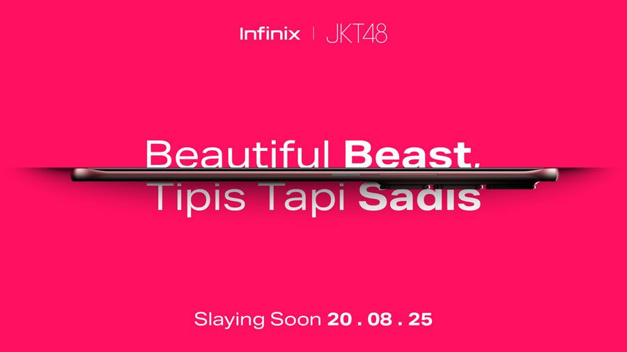 Infinix luncurkan HOT 60 Pro+, smartphone tertipis 5.9mm dengan layar 3D Curved, AI, kamera Sony 50MP, debut 20 Agustus 2025 di Indonesia.