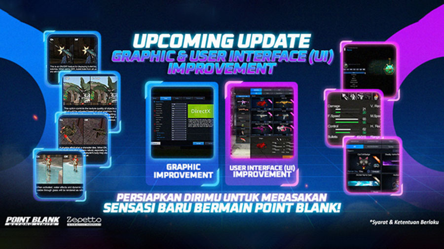 Point Blank rilis update grafik terbaru, hadirkan visual lebih tajam, Sniper rebalancing, dan Battle Pass Season 19 dengan karakter Idol dan item permanen.