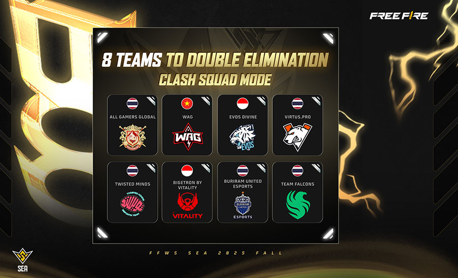 ONIC jadi tim Indonesia pertama ke Grand Finals FFWS SEA 2025 Fall mode BR. Simak hasil Week 5 & peluang tim Indonesia di sini!