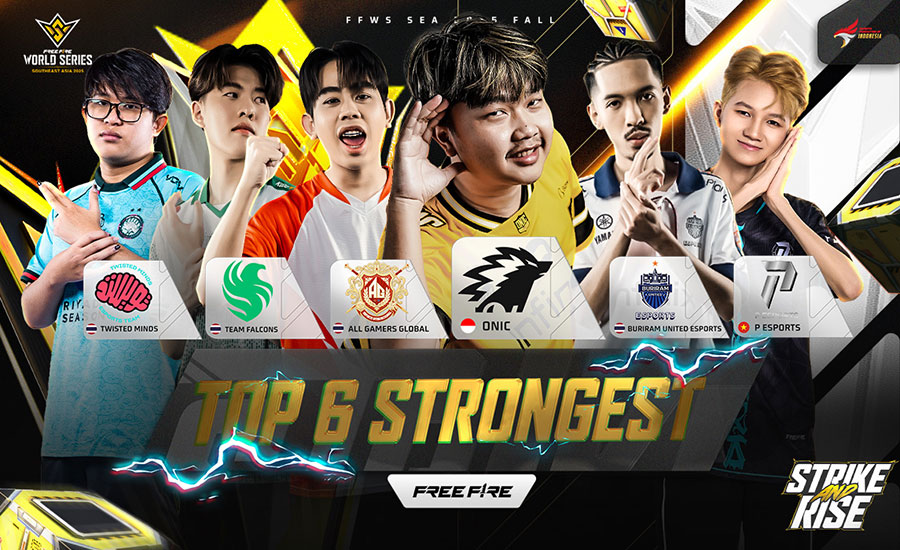 ONIC jadi tim Indonesia pertama ke Grand Finals FFWS SEA 2025 Fall mode BR. Simak hasil Week 5 & peluang tim Indonesia di sini!