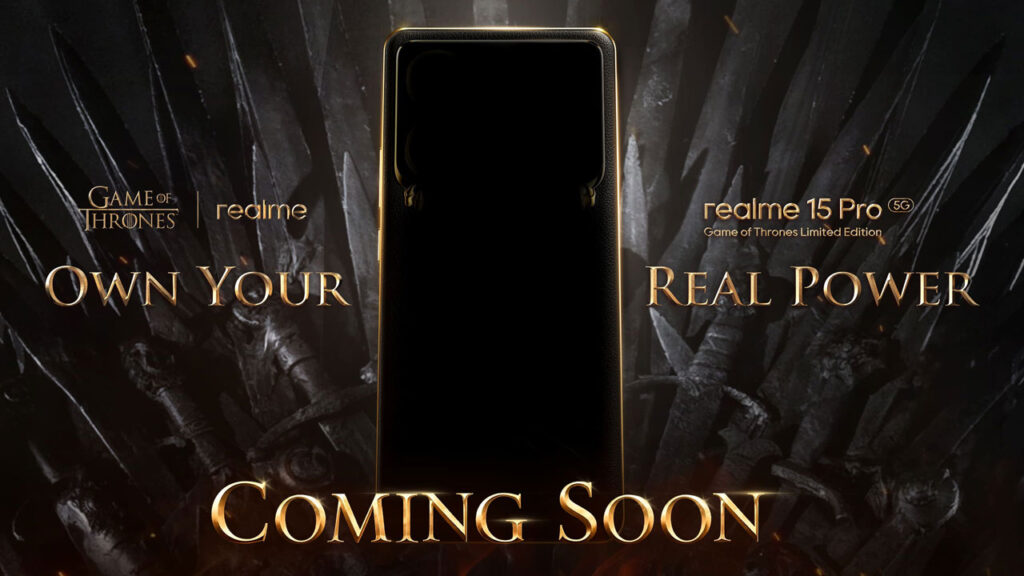 realme hadirkan smartphone edisi Game of Thrones dengan desain imersif, fitur unik dragonfire, dan konsep "Own Your Real Power".