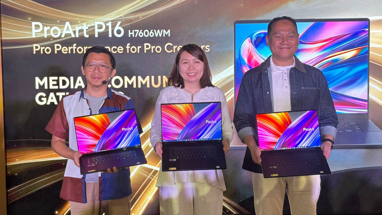 ASUS menghadirkan ProArt P16, laptop AI dengan prosesor AMD Ryzen AI 9 HX 370 dan GPU RTX 5080, dirancang untuk kreator profesional dan desainer modern.