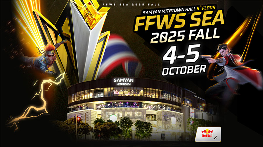 Grand Finals Free Fire SEA 2025 Fall di Bangkok hadir 4-5 Oktober. 12 tim terbaik dari Indonesia, Vietnam, dan Thailand berebut juara dan tiket ke Global Finals