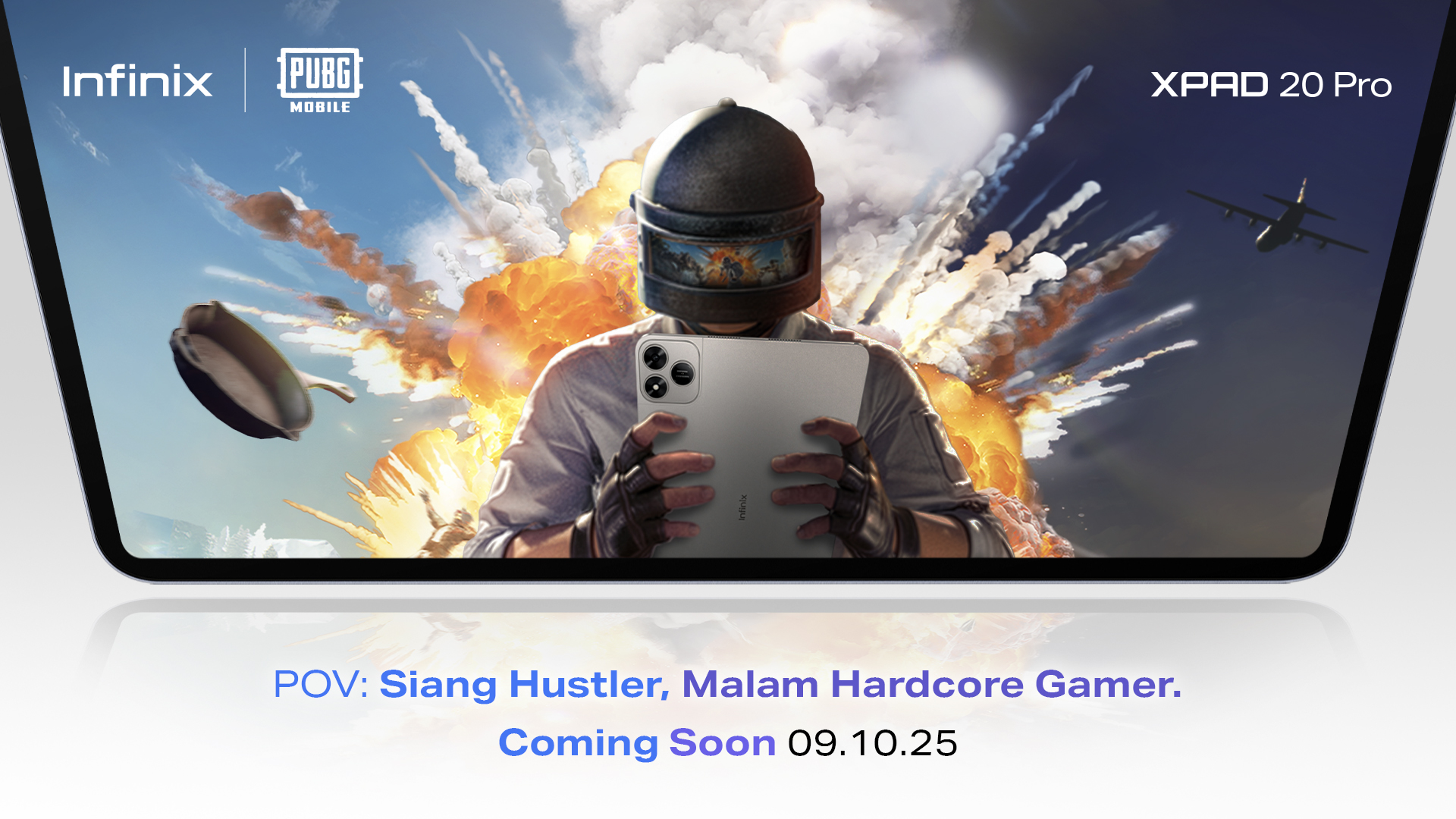 Infinix siap meluncurkan XPAD 20 Pro, tablet AI serbaguna untuk kerja dan gaming dengan baterai besar dan performa tangguh, hadir 9 Oktober 2025.