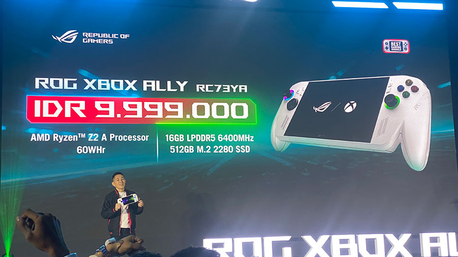 ASUS ROG Xbox Ally dan Ally X hadir di Indonesia dengan prosesor AMD Ryzen™ Z2, desain ergonomis, dan pengalaman penuh Xbox untuk gamer modern.