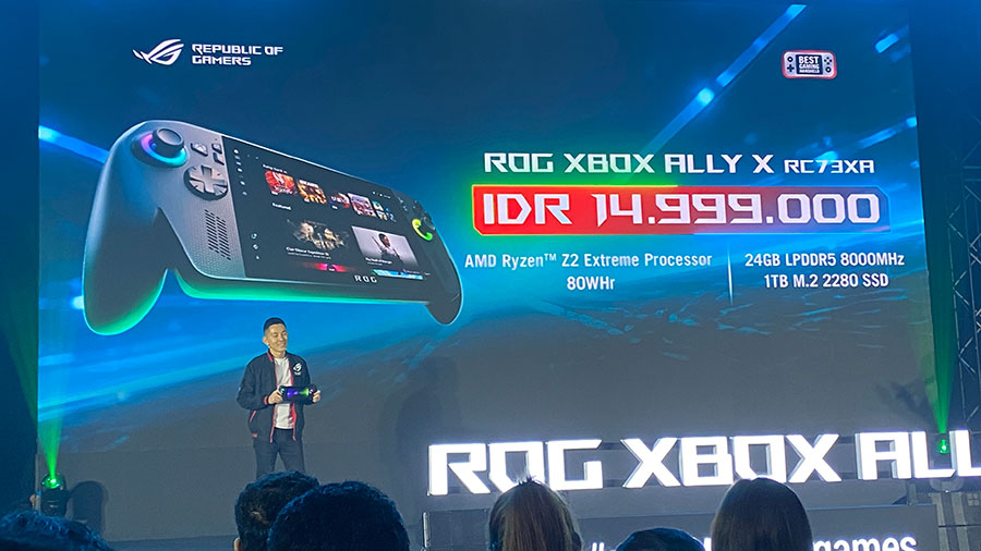ASUS ROG Xbox Ally dan Ally X hadir di Indonesia dengan prosesor AMD Ryzen™ Z2, desain ergonomis, dan pengalaman penuh Xbox untuk gamer modern.