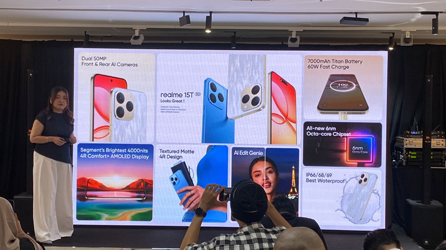 realme 15T 5G hadir dengan desain ultra tipis, baterai 7000mAh, kamera 50MP AI, dan layar AMOLED 120Hz, menjadikannya pilihan ideal anak muda Indonesia.