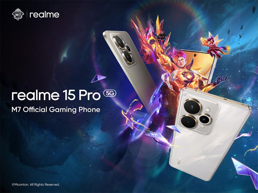 realme 15 Pro 5G ditetapkan sebagai Official Gaming Phone M7 World Championship 2026 di Jakarta. Hadirkan performa esports terbaik.