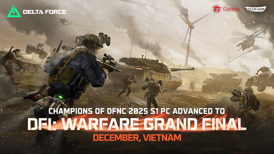 Garena Delta Force, DFNC 2025, Delta Force War, RRQ, esports Indonesia, DeanKT, Reza Arap, turnamen esports, GBK Jakarta, Grand Final DFNC