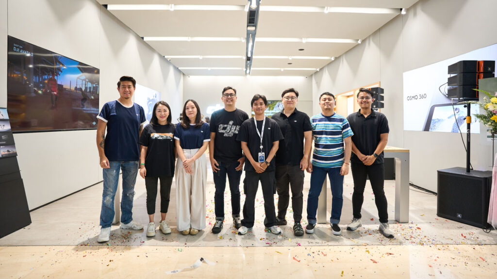DJI Store Bintaro di Mall Bintaro Exchange hadirkan drone, kamera, area demo interaktif, serta promo cashback hingga Rp500.000 bagi kreator konten.