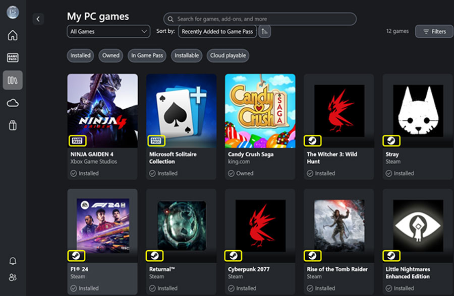 Semua MSI Claw kini mendukung Xbox Full Screen Experience: library game terpadu, RAM lebih hemat, Quick Settings terintegrasi, dan UI ala konsol.