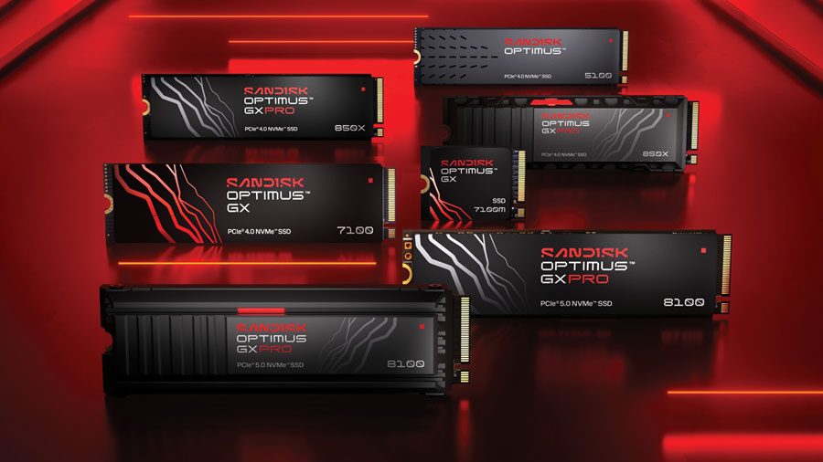 Sandisk meluncurkan merek SSD internal SANDISK Optimus™ di CES 2026 untuk gamer, kreator konten, dan profesional, dengan tiga lini performa.