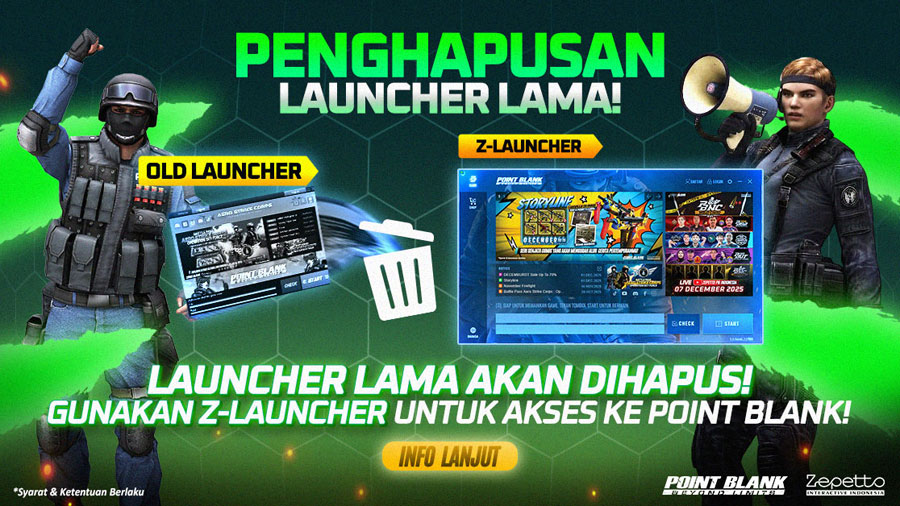 Point Blank Indonesia rilis update 27 Jan–2 Feb 2026: seri senjata Wraith, box spesial PBNC, paket baru, serta tactical weapon gratis via event login.