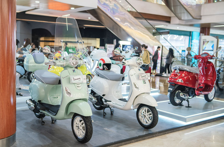 Pameran Vespa di Bintaro Jaya Xchange Mall 1 (26 Jan–1 Feb 2026) hadirkan diskon hingga Rp12 juta, lucky dip, helm gratis, dan promo aksesori 20%.