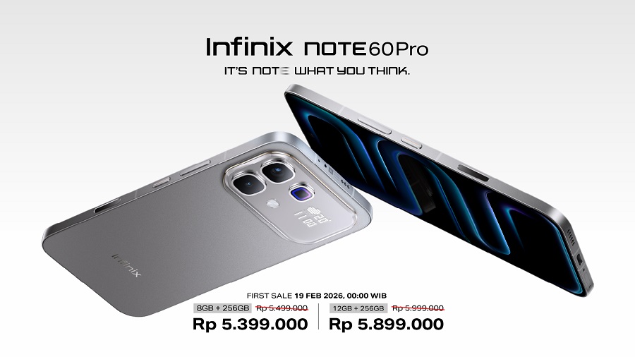 Infinix NOTE 60 Series resmi meluncur di Indonesia dengan Snapdragon, baterai 6500mAh, SOUND BY JBL, dan desain premium.
