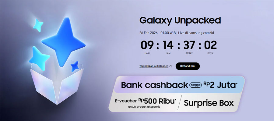Cari tahu alasan konsumen Indonesia antusias pre-order Next Galaxy dan benefit eksklusif dari pre-register Galaxy Unpacked 2026.