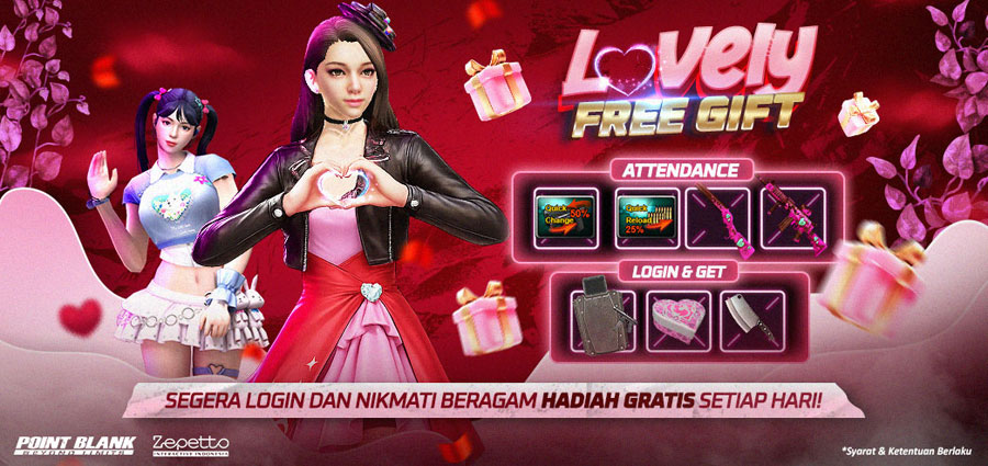 Point Blank Indonesia hadirkan event Februari 2026 dengan reward login, Valentine Sale hingga live streaming eksklusif untuk pemain setia.