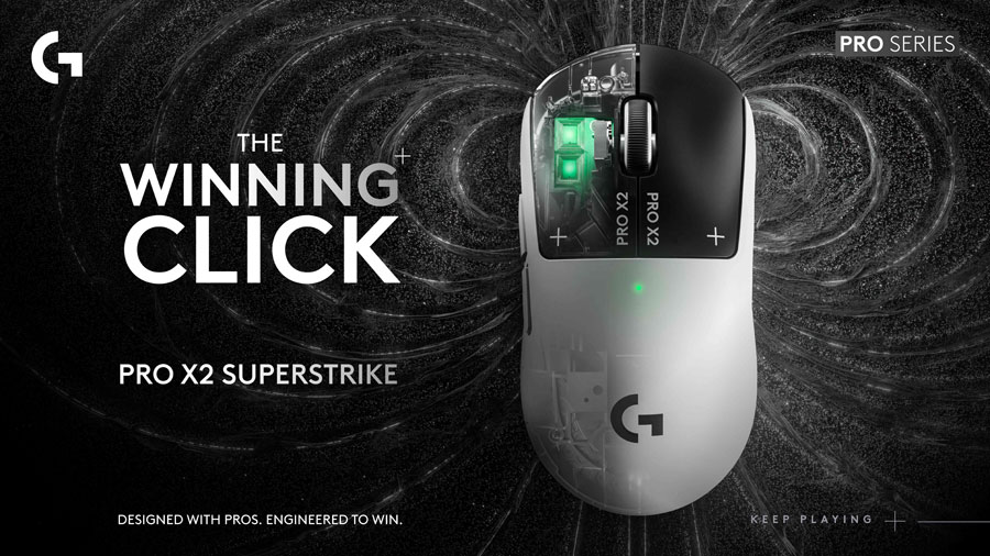 Logitech G PRO X2 SUPERSTRIKE hadir dengan teknologi SUPERSTRIKE, latensi ultra rendah, dan sensor HERO 2. Mouse gaming pro terbaru di Indonesia.