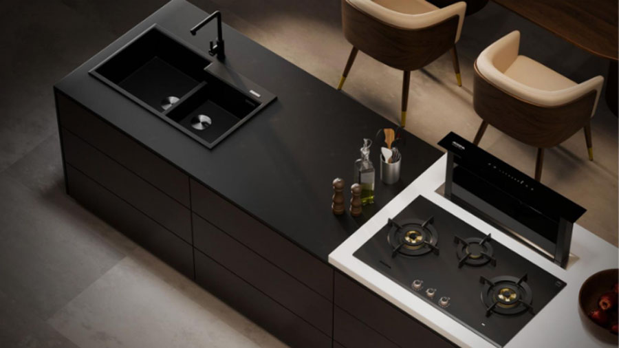 MODENA luncurkan Velvet Series dengan desain matte premium, fitur inovatif & teknologi seamless untuk dapur modern. MODENA Velvet Series Set Standar Dapur Baru!