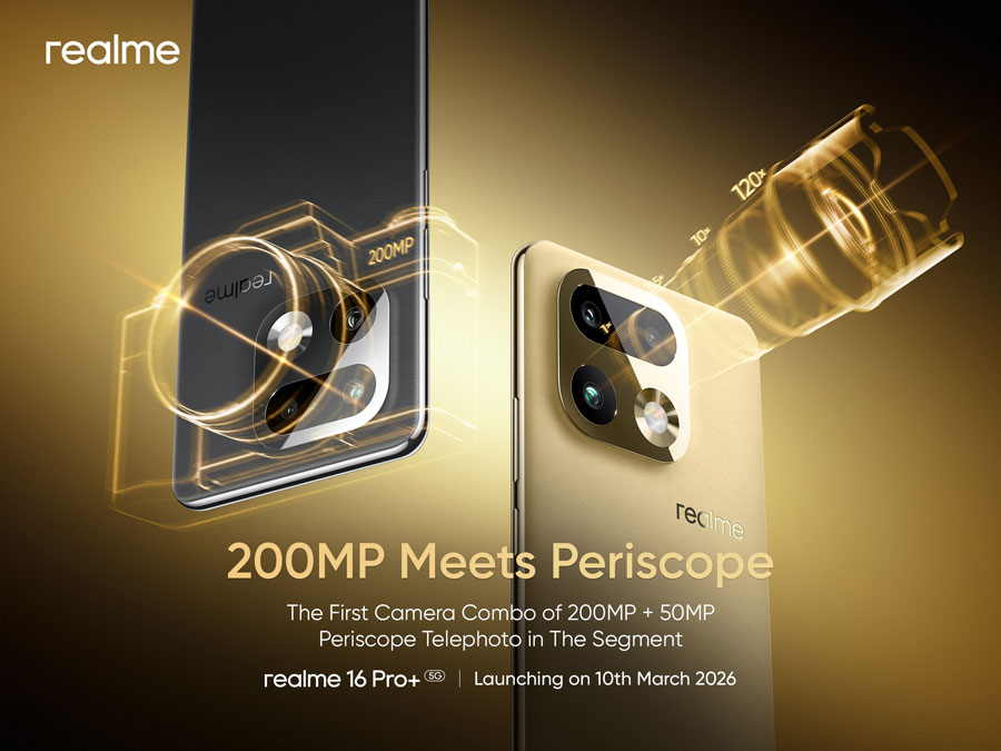 realme 16 Series 5G hadir 10 Maret 2026 dengan 200MP + 50MP Periscope Telephoto, desain premium, dan benefit pre-order hingga Rp4,2 juta.
