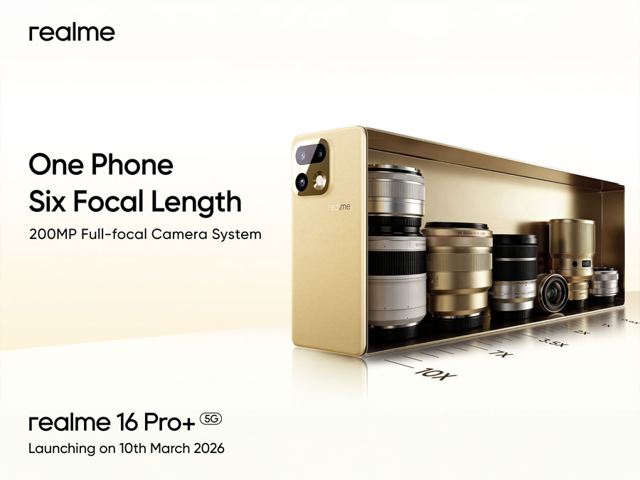 realme 16 Series 5G hadir 10 Maret 2026 dengan 200MP + 50MP Periscope Telephoto, desain premium, dan benefit pre-order hingga Rp4,2 juta.