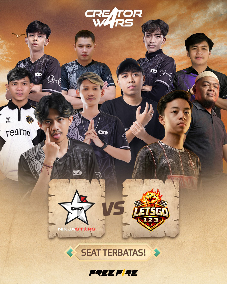 Grand Finals Battle of Stars Season 4 Free Fire digelar 8 Maret 2026. Simak format Elite Clash Squad, tim finalis, dan keseruan acara.