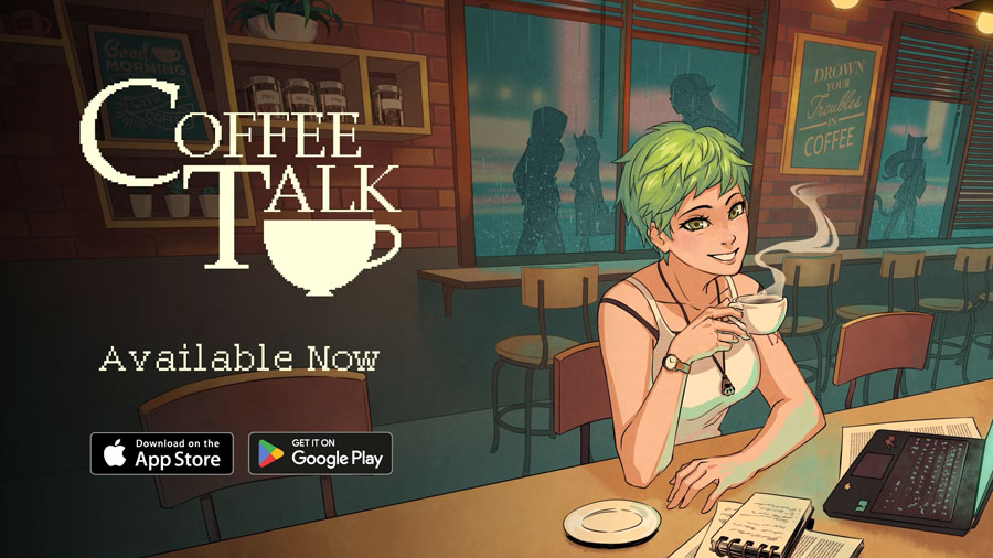 Coffee Talk Episode 1 kini tersedia di iOS dan Android, menghadirkan pengalaman naratif cozy dengan cerita hangat, pixel art, dan musik lo-fi.