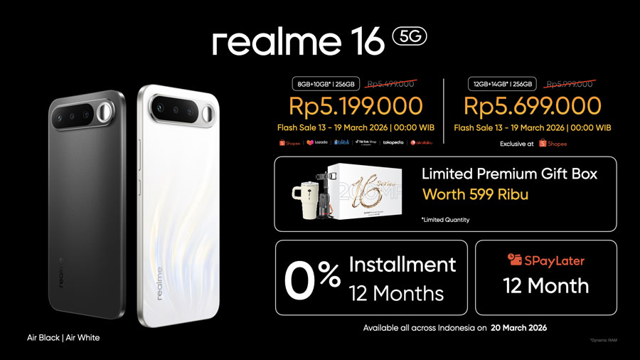 realme hadirkan kampanye Ramadan 2026 “Make Sorry Real” dan promo realme 16 Series 5G untuk temani momen kebersamaan selama Ramadan.