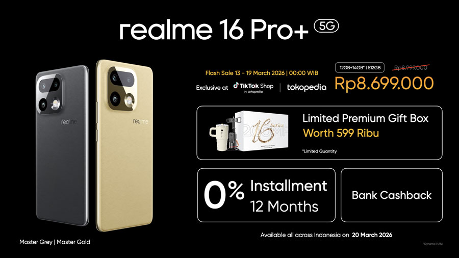realme hadirkan kampanye Ramadan 2026 “Make Sorry Real” dan promo realme 16 Series 5G untuk temani momen kebersamaan selama Ramadan.