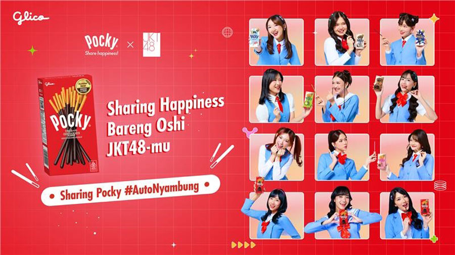 Pocky edisi Sticker & Gold hadir dengan hadiah emas, photocard JKT48, dan tiket konser spesial melalui kampanye #AutoNyambung.