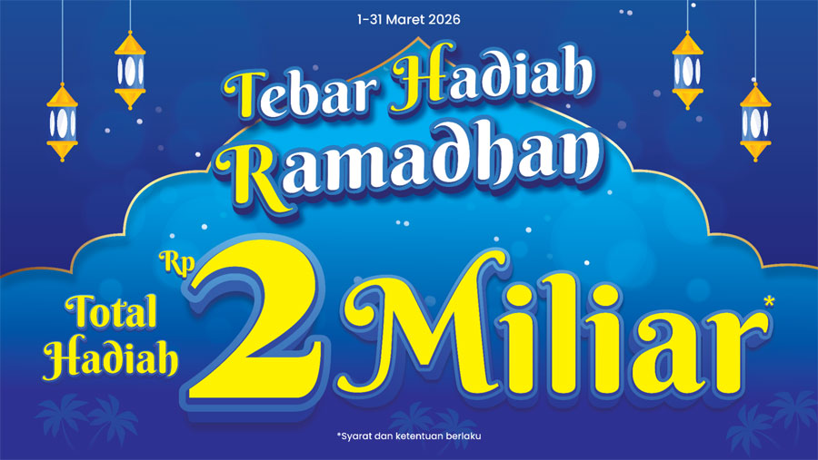 Erablue hadirkan promo Tebar Hadiah Ramadhan 1–31 Maret 2026 dengan cashback, voucher hingga Rp50 juta, dan instant delivery 6 jam.